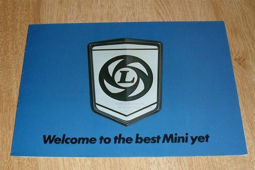Austin mini brochure 1977 - brochure,