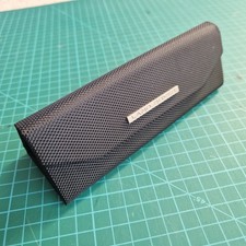 Land Rover collapsible black glasses / sunglasses case with magnetic closure