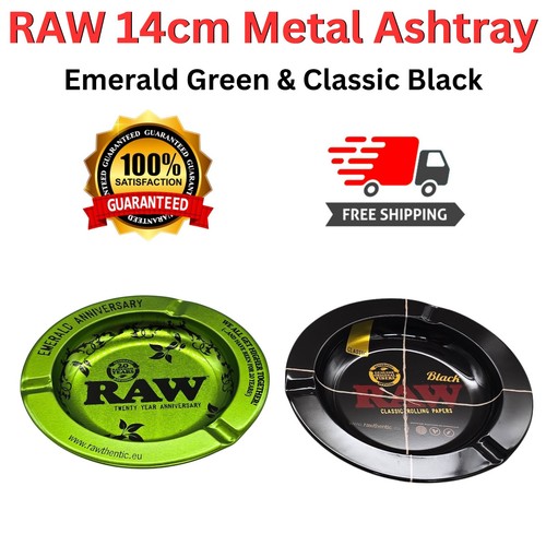 Raw metal ashtray inches - raw,