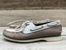 Mens Clarks Tri Colour Premium Leather Casual Boat Deck Moccasin Shoes 8 42