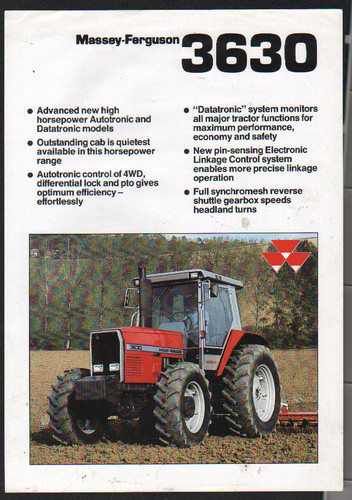 Massey ferguson 3630 tractor - massey-ferguson,