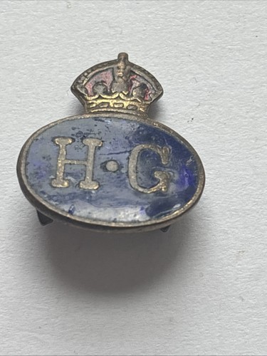 Home guard metal badge - metal,