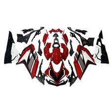 White Red Black Bike Bodywork