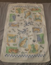 Pet Tea Towel, Dog / Cat / Fish, White / Green / Blue / Orange / Yellow, Ritz
