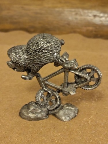Pewter hedgehog just - a,