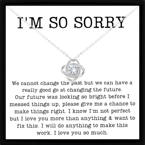 Sorry gift necklace - i’m,
