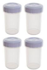 4x400ml Plastic Airtight