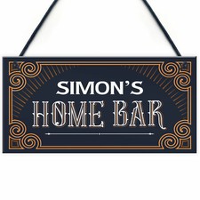 Home Bar Retro Vintage Sign
