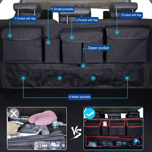 Pocket car trunk cargo net - pocket,