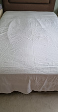 Large white tablecloth