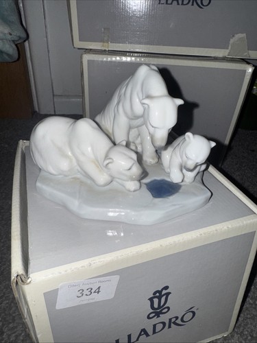 Vintage lladro bearly love - lladro,