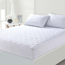 Hotel Quality Extra Deep Quilted Mattress Protector Bed Fitted Topper Cover UK