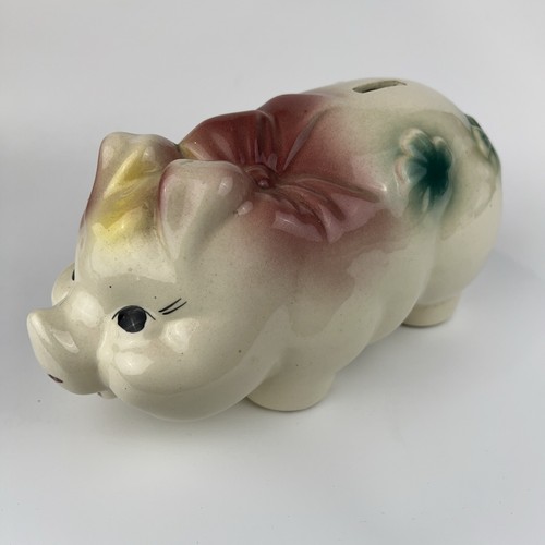 Vintage jumbo piggy bank - vintage,
