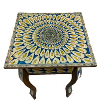 Handmade Wooden End Table