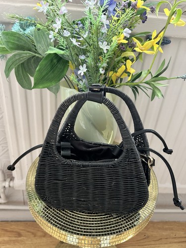 Zara black wicker - zara, basket