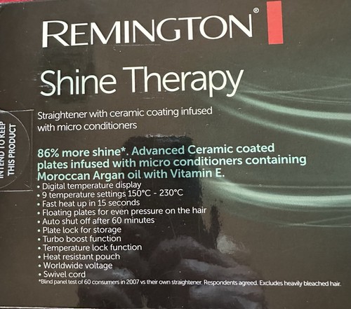 Remington straightener with - straightener,
