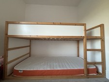 IKEA Kura Children's Reversible High/Low Bed Bunk And Mattress