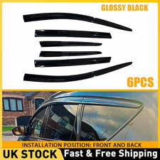 4pc Wind Deflectors Tinted For