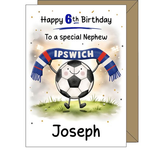 Personalised ipswich birthday - personalised,