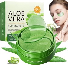 60 Pcs Under Eye Pads Aloe