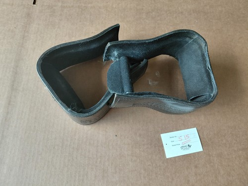 Western black leather - leather, stirrups