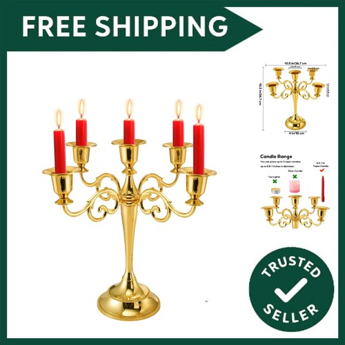 10in metal candle holder with - 10in,