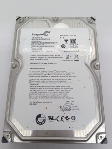 Seagate barracuda 1tb sata - seagate,