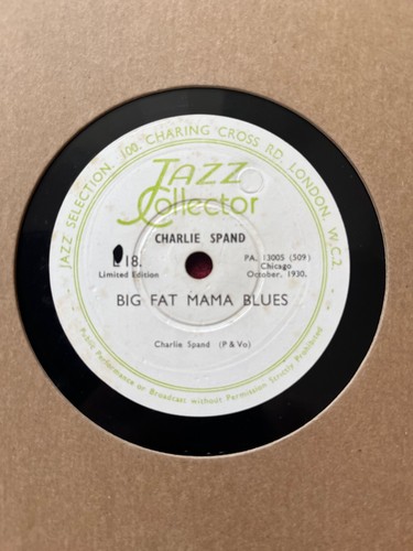 78rpm blues charlie spand - charlie,