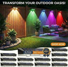 12 Pack Solar Step Lights