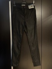 NEW WITH TAGS HIGH WASTED SKINNY COATED JEANS SIZE 10