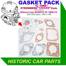 GASKET PACK for STROMBERG 125CDS Carb 3061F/R on Hillman Imp SPORTS TC 1966-74