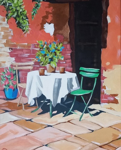 Original landscape oil - landscape,