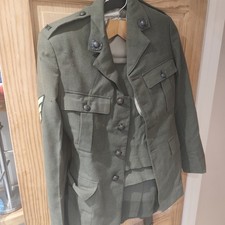 Vintage 1960s Royal Marine Uniform Shirt & 2 x Trousers Men's