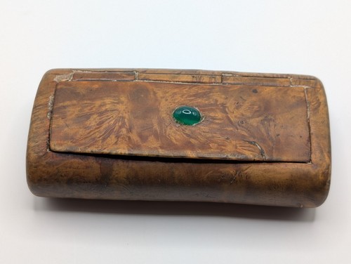 Georgian burr walnut - georgian, lidded