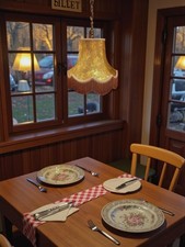 Gold Paisley Lampshades