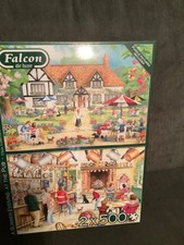 FALCON 2 X 500 PIECE JIGSAW A SUMMER EVENING AT THE PUB