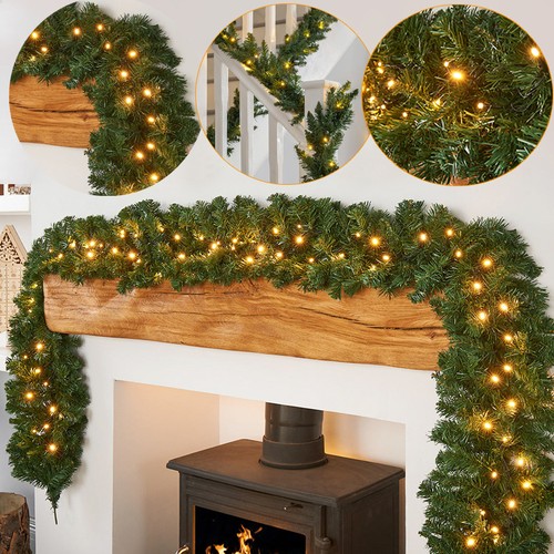 9ft christmas garland - 9ft, with