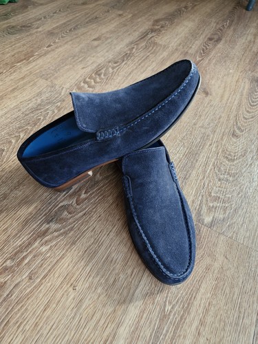 Loake nicholson suede blue - loake,