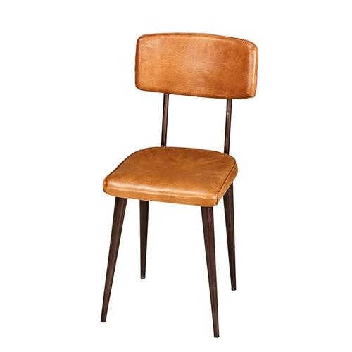 Tan leather chair vintage - leather, cafe