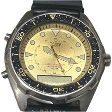 Casio Mens Watch Vintage Arnie AMW-320D 1374 Digital/Analog 44mm Untested