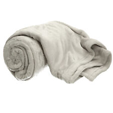 Large & Extra Large Luffy Velour Blanket Bed Sofa Throw Luxury Thick Blankets.