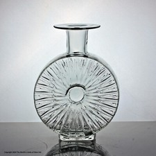 Scarce Helena Tynell for Riihimaki, Aurinkopullo vase, mid-size, clear