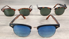 3 X TOPSHOP Unisex Sunglasses Bridge Panther Blue & Green Lens