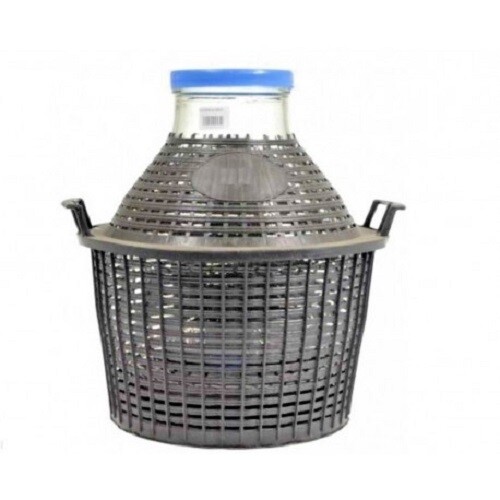 Glass carboy demijohn - glass,