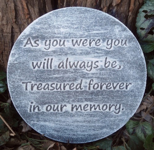 Plastic memorial plaque - , mold