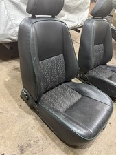 MGF Front Seats Black / Green 