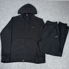 Hugo Boss Tracksuit Mens Medium Black Saggy X Full Set Hoodie & Joggers 2 Piece