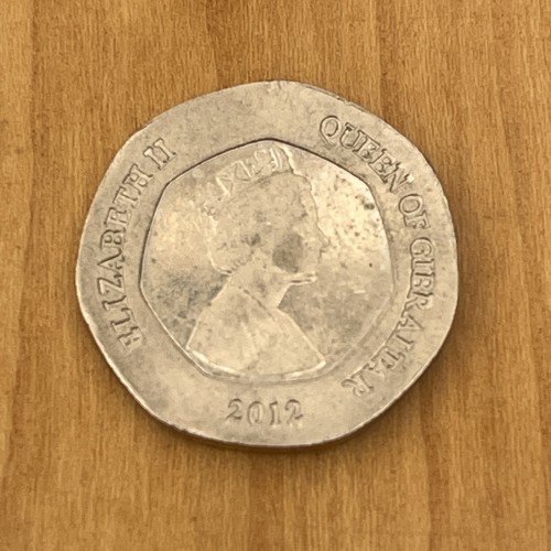 2012 gibraltar 20p coin - 2012,