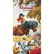 THELWELL DIARY 2026 SLIMLINE SIZE HORSE PONY EQUESTRIAN GIFT *FREE POSTAGE*