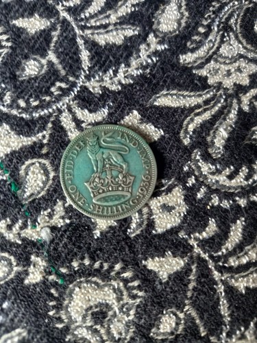 1936 king george silver one - silver,